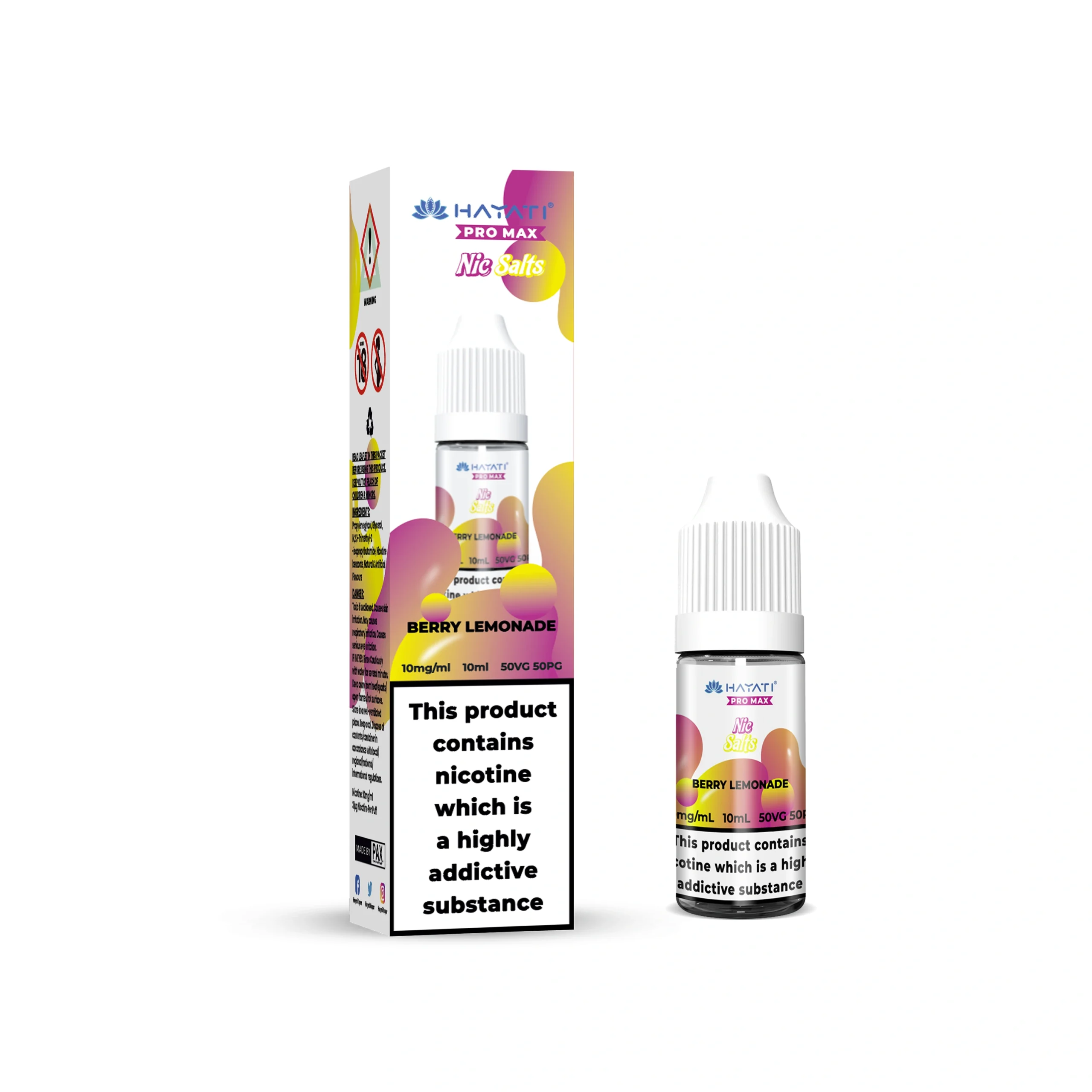 Hayati Pro Max Berry Lemonade Nic Salt E-Liquid