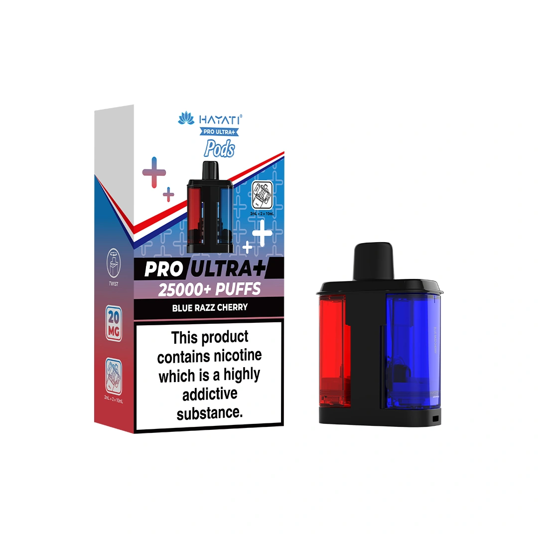 Hayati Pro Ultra Plus 25K Blue Razz Cherry Refill Pods