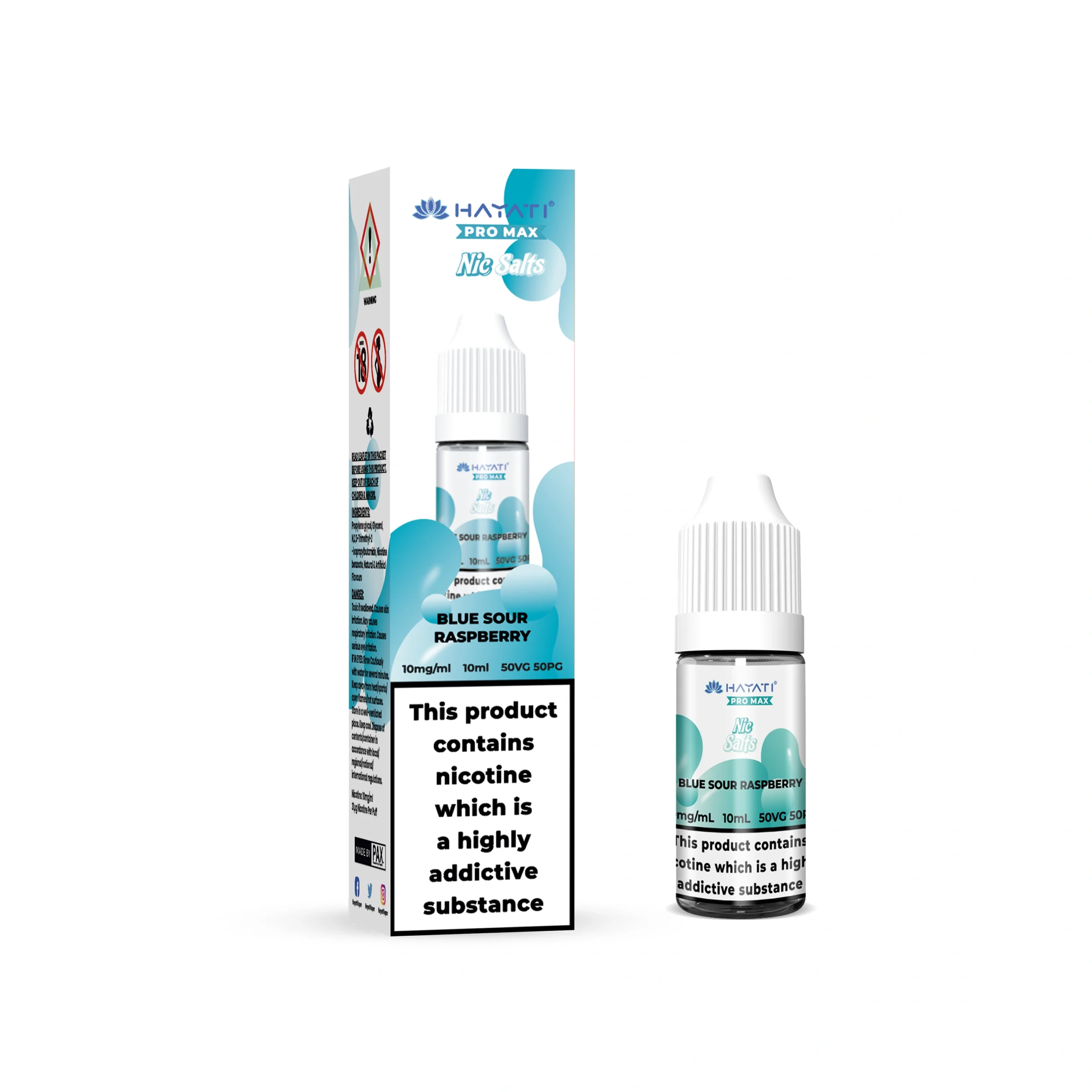Hayati Pro Max Blue Sour Raspberry Nic Salt E-Liquid