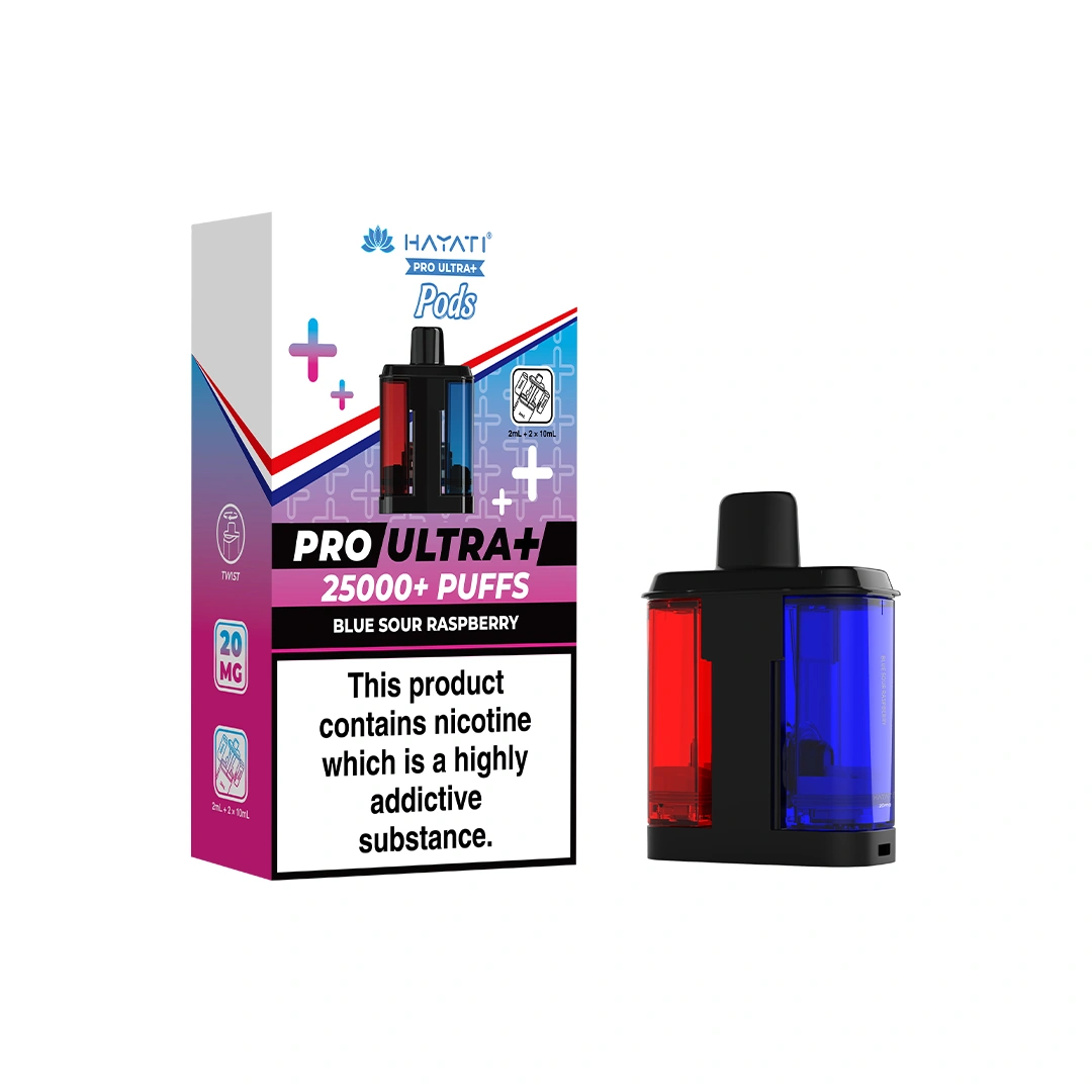 Hayati Pro Ultra Plus 25K Blue Sour Raspberry Refill Pods