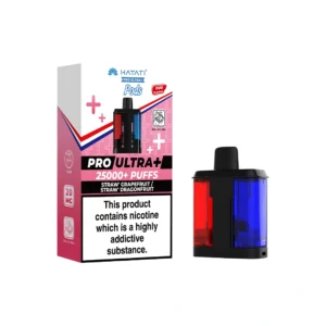 Hayati Pro Ultra Plus 25K Straw Grapefruit & Straw Dragonfruit Refill Pods