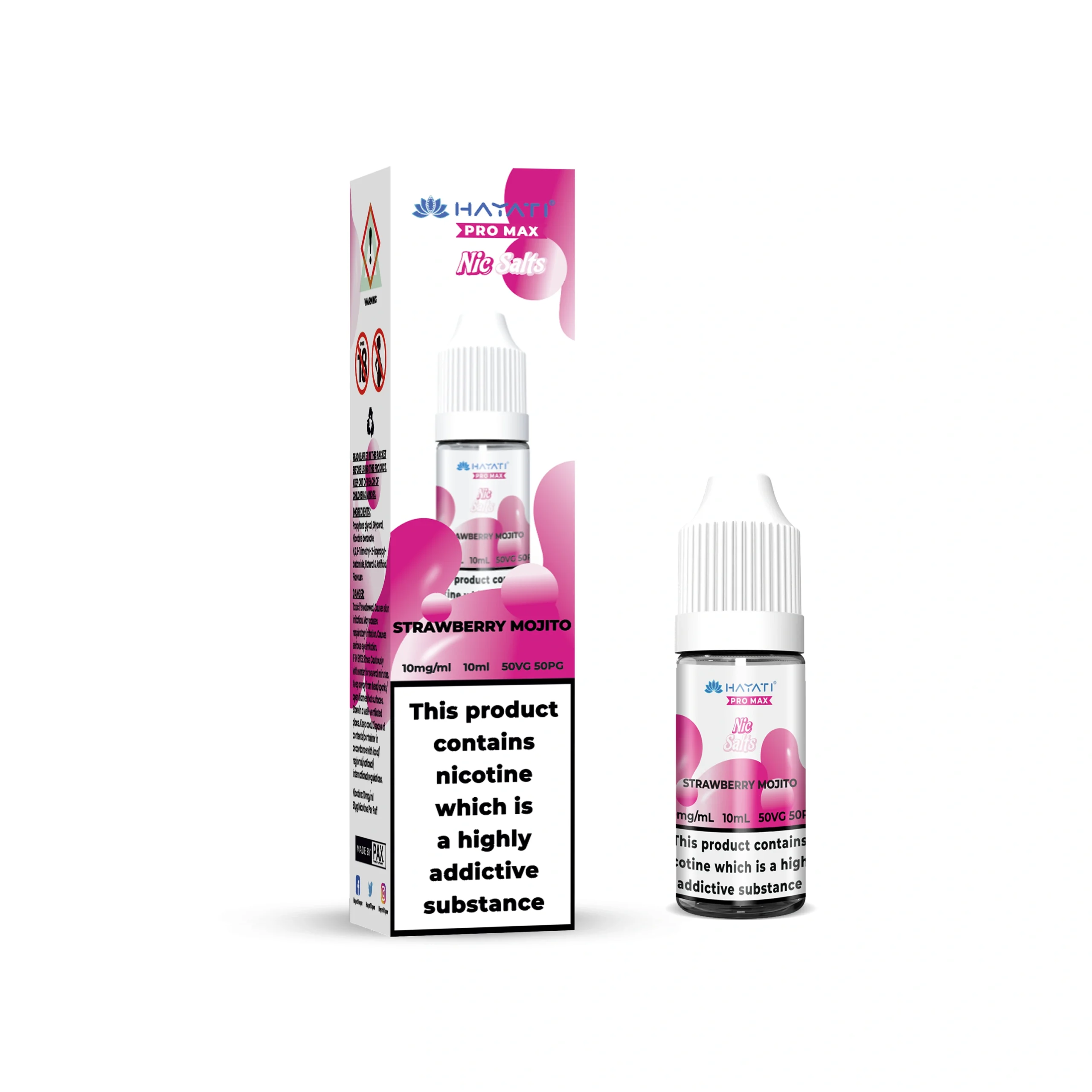 Hayati Pro Max Strawberry Mojito Nic Salt E-Liquid