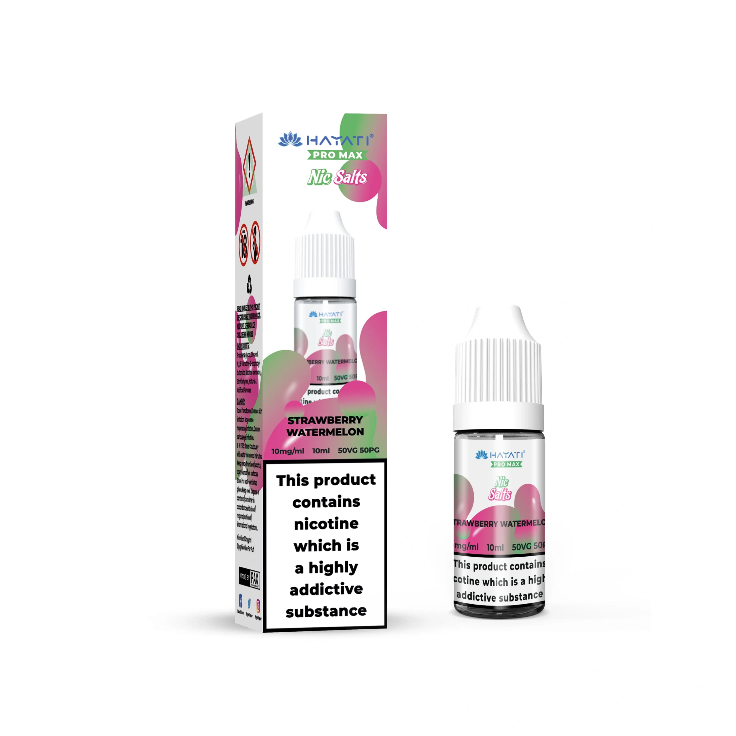 Hayati Pro Max Strawberry Watermelon Nic Salt E-Liquids