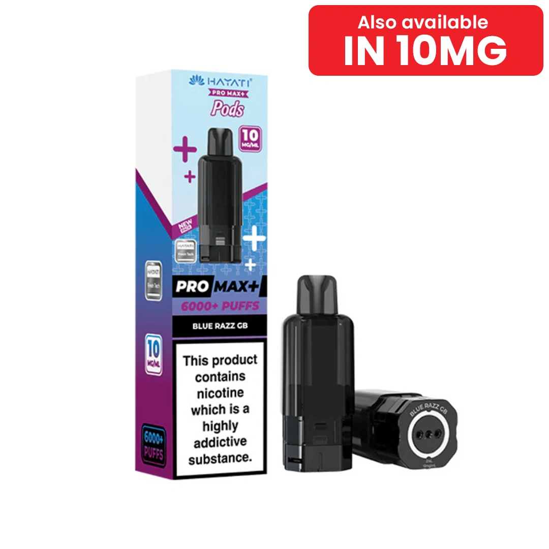 Hayati Pro Max Plus Blue Razz GB Refill Pods