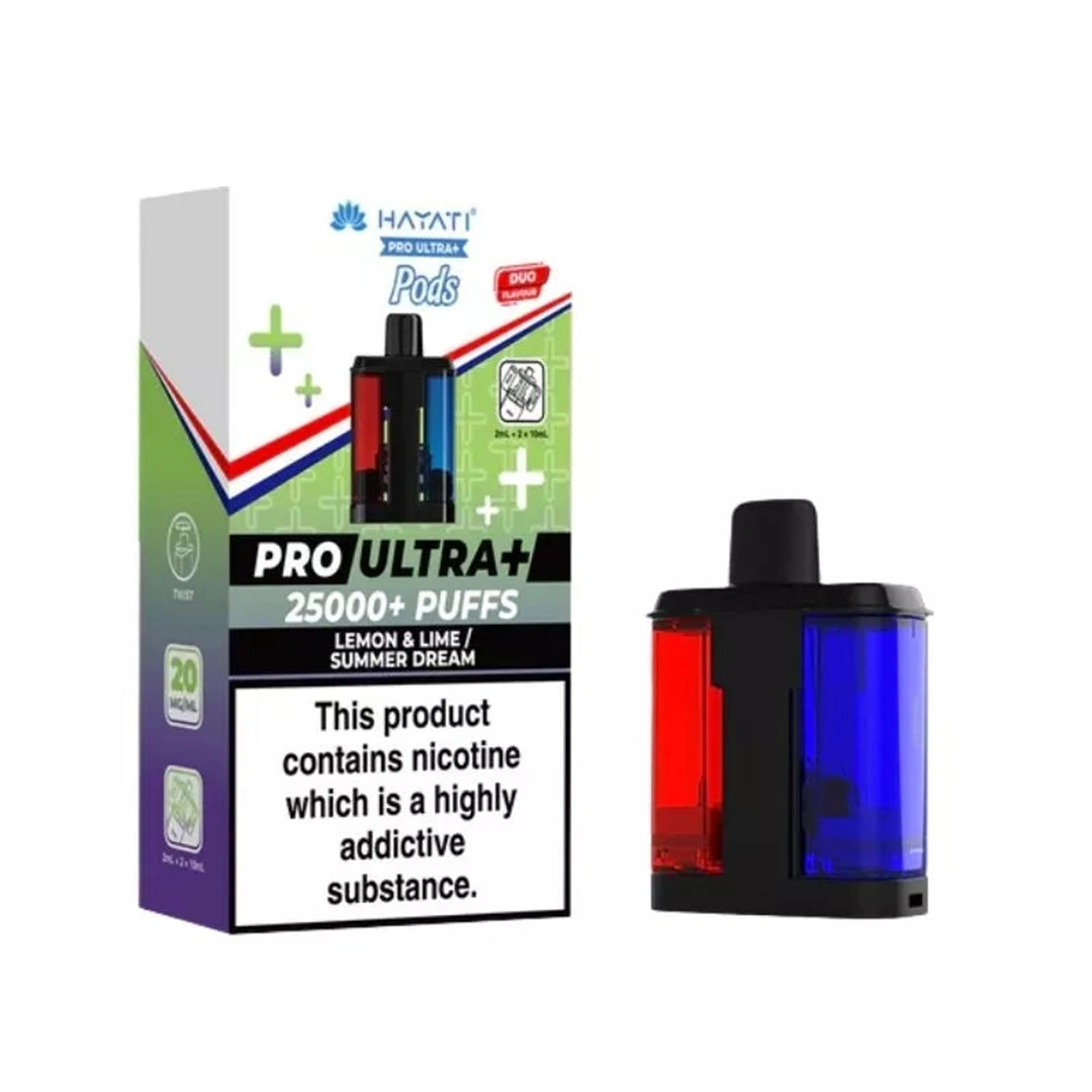 Hayati Pro Ultra Plus Lemon Lime & Summer Dream 25000 Refill Pods