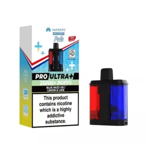 Hayati Pro Ultra Plus 25K Blue Razz GB & Lemon Lime Refill Pods