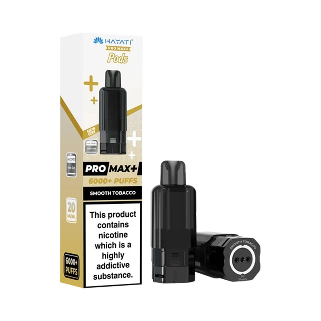 Hayati Pro Max Plus Smooth Tobacco 6000 Refill Pods