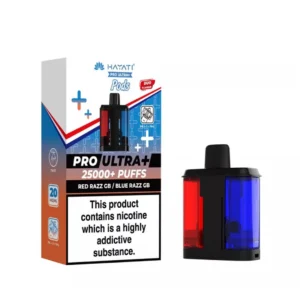 Hayati Pro Ultra Plus 25K Red Razz GB & Blue Razz GB Refill Pods